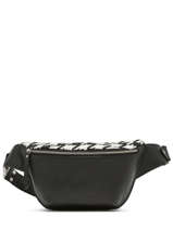Sac Banane Alligator Cuir Paul marius Noir allure BANANALL