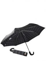 Men's Umbrella Classic Isotoner Black parapluie 9407