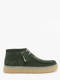 dark green suede