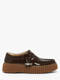 dark brown pat