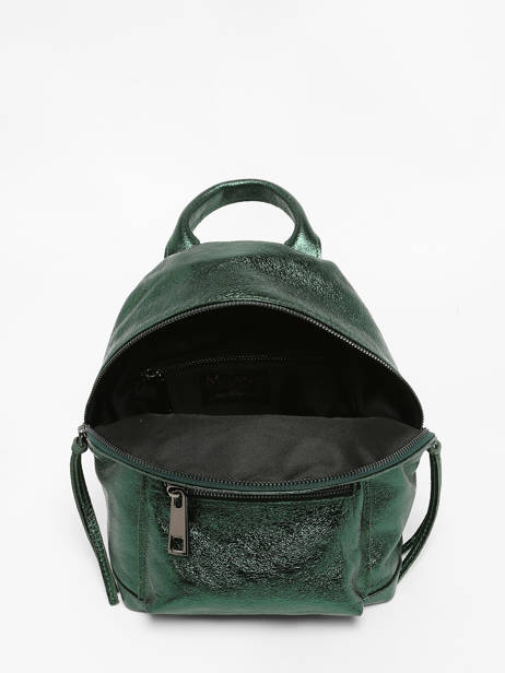 Leather Nine Backpack Milano Green nine NI23066 other view 3