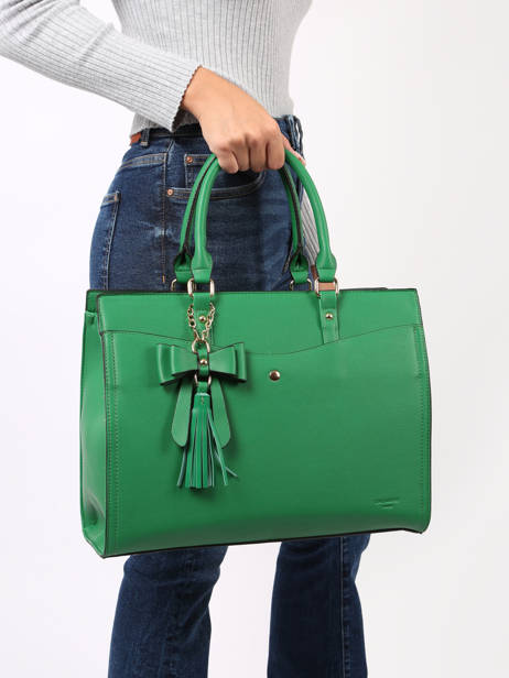 A4 Size Satchel Format A4 Gallantry Green format a4 R1901 other view 1