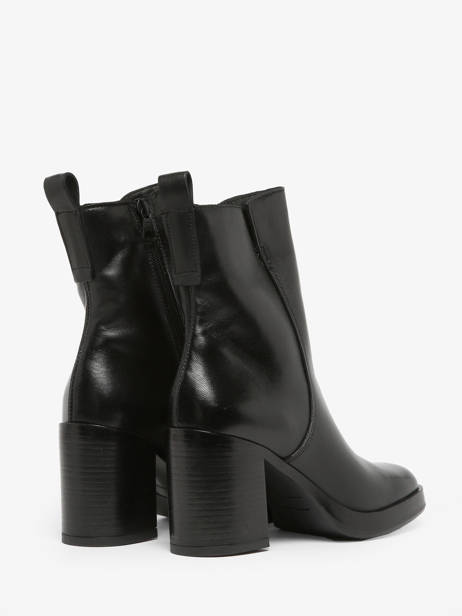 Heeled Boots In Leather Mjus Black women P96212 other view 4