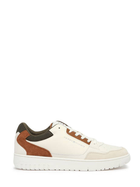 Sneakers In Leather Tommy hilfiger White men 4730YBH
