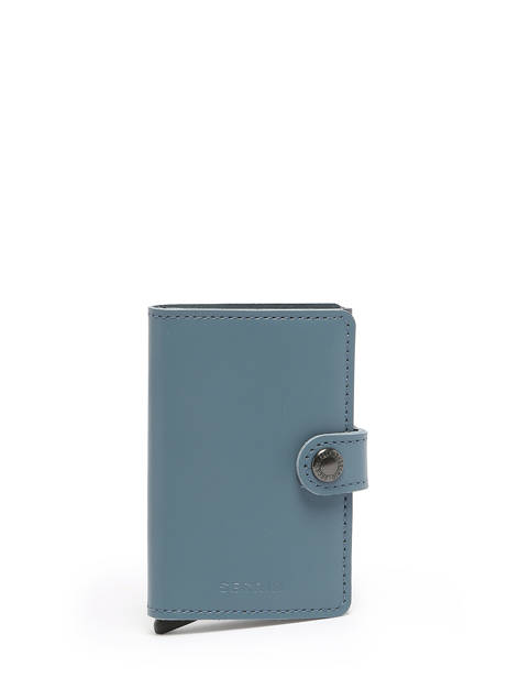 Card Holder Leather Secrid Blue original 00M