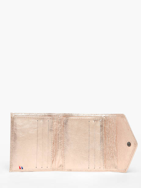 Card Holder Leather Etincelle Irisée Etrier Pink etincelle irisee EETI113 other view 1