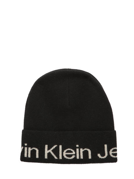 Beanie Calvin klein jeans Black logo K611271