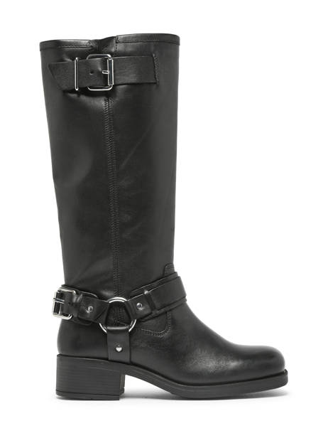 Boots Modular In Leather Ps poelman Black women MODULA05