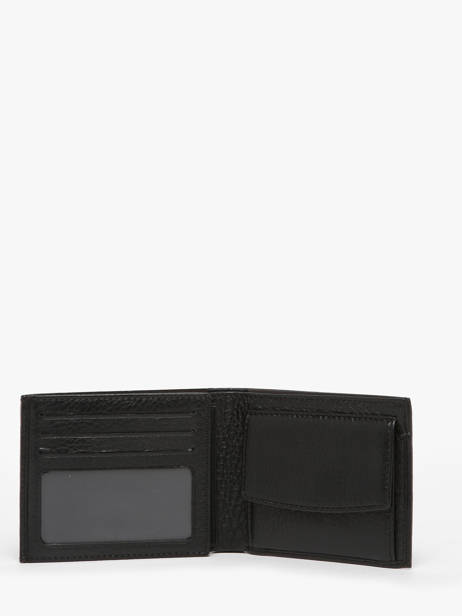 Wallet Leather Yves renard Black foulonne 2307 other view 1