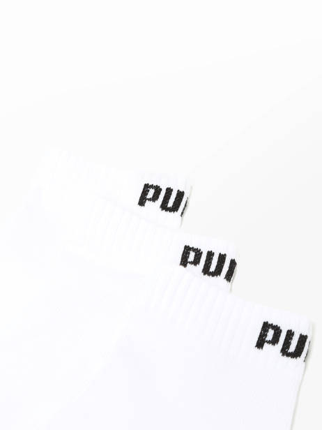 Pack Of 3 Pairs Of Socks Puma White socks 27108001 other view 1