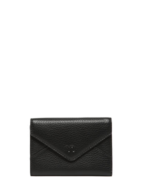 Wallet Leather Yves renard Black enveloppe 29223