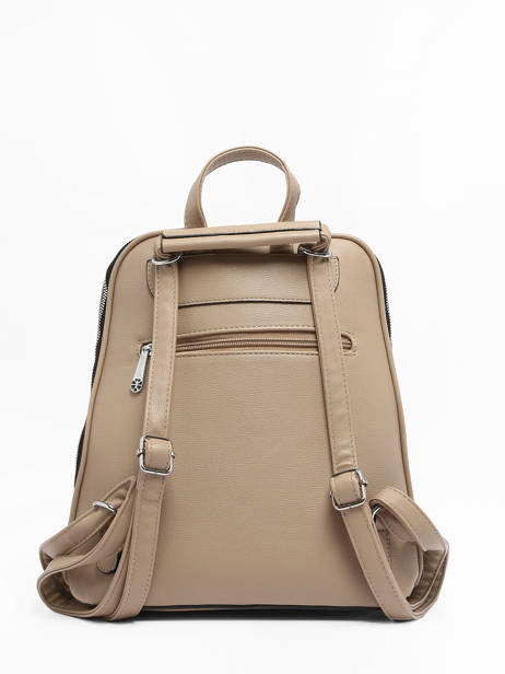 Sac à Dos Et épaule Miniprix Beige sable M9396 vue secondaire 4