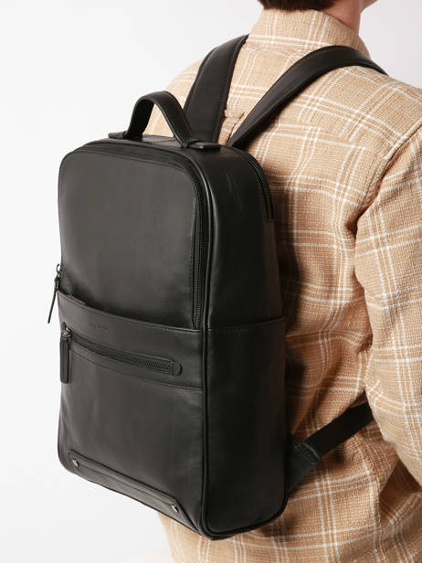 Backpack Yves renard Black nappa 81570 other view 1