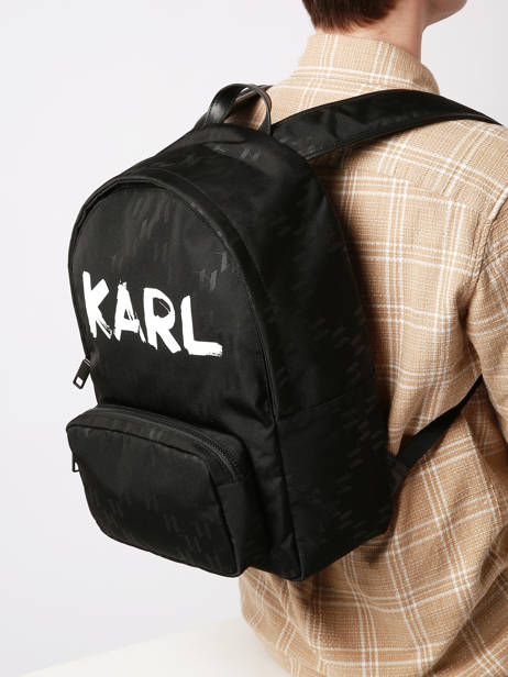 Backpack Karl lagerfeld Black k etch 236M3055 other view 1