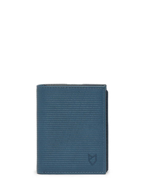Leather Michelin Wallet Yves renard Blue michelin 1737