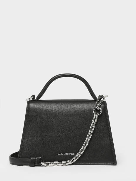 Crossbody Bag K Signature Leather Karl lagerfeld Black k signature 240W3004 other view 4