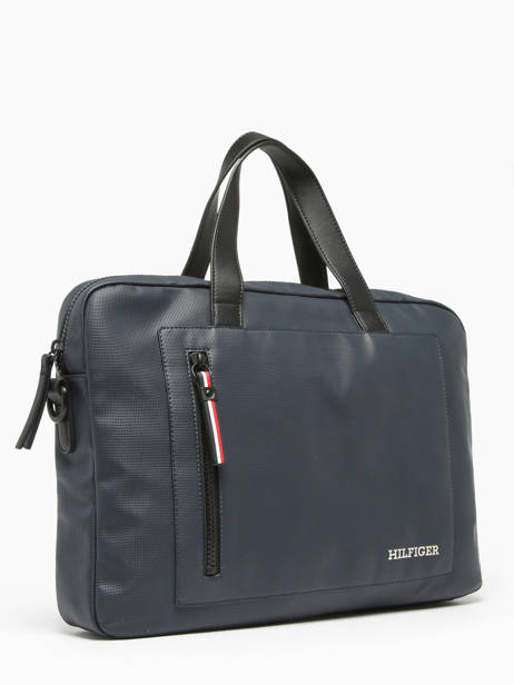 Business Bag Tommy hilfiger Blue th pique AM11784 other view 2