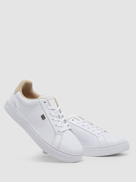 Sneakers In Leather Tommy hilfiger White women 7686YBS other view 2