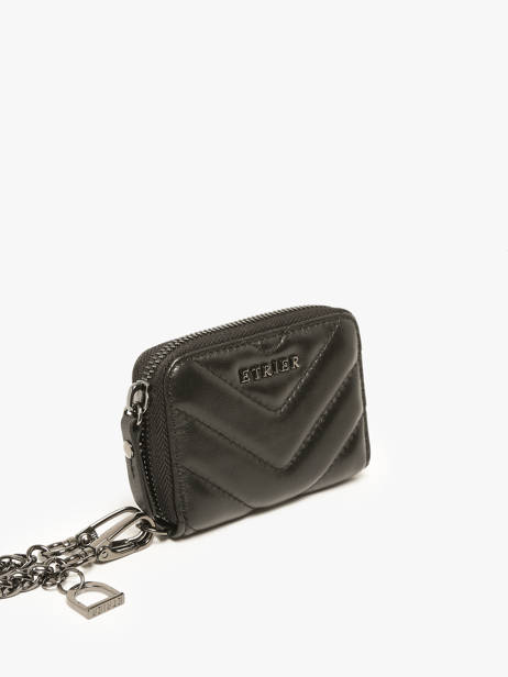 Leather Rafale Coin Purse Etrier Black rafale ERAF090X other view 1