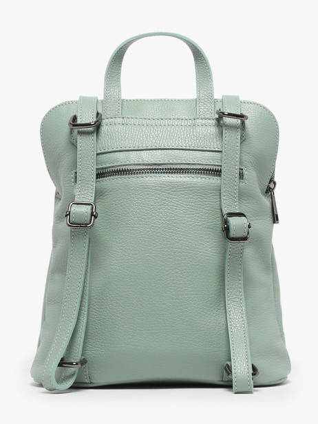 Shoulder Strap Backpack Milano Green caviar CA23067 other view 4