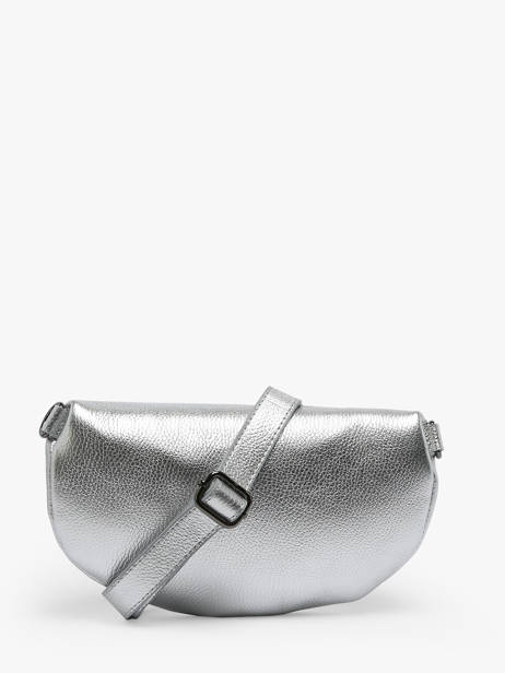 Sac Banane Caviar Cuir Milano Argent caviar CA23111 vue secondaire 4