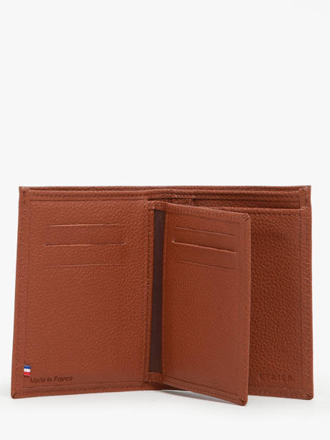 Wallet Leather Madras Etrier Brown madras EMAD247 other view 1