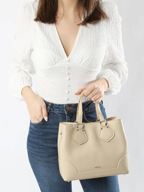 Sac à Main S Néo Izy Cuir Lancel Beige neo izy A12133 vue secondaire 1