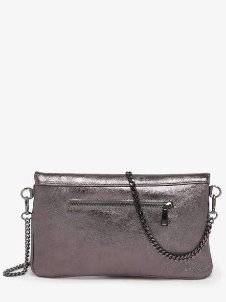 Sac Bandoulière Nine Cuir Milano Gris nine NI22112N vue secondaire 4