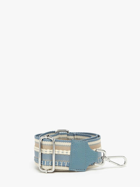 Cotton And Leather Caviar Shoulder Strap  Milano Blue caviar CA2112EA other view 1