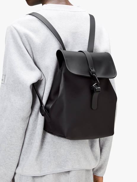 Sac à Dos 1 Compartiment Rains Noir city 13040 vue secondaire 1