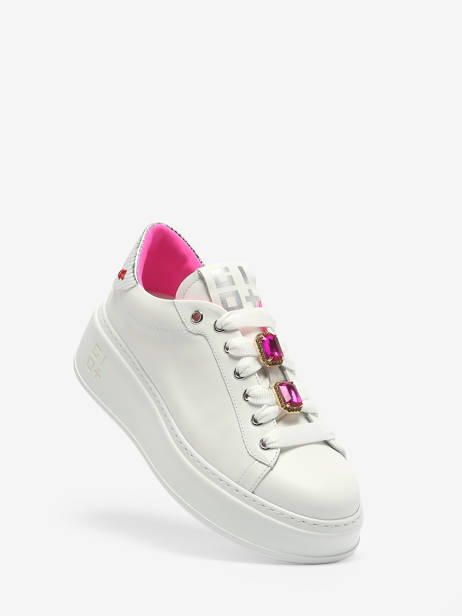 Sneakers In Leather Gio+ White women PIA180A other view 1