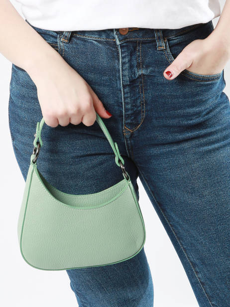 Leather Caviar Crossbody Tas Milano Green caviar CA23118 other view 1