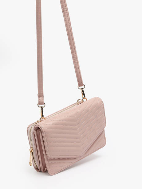 Crossbody Bag With Coin Purse Gold Miniprix Pink gold SF69040 other view 2