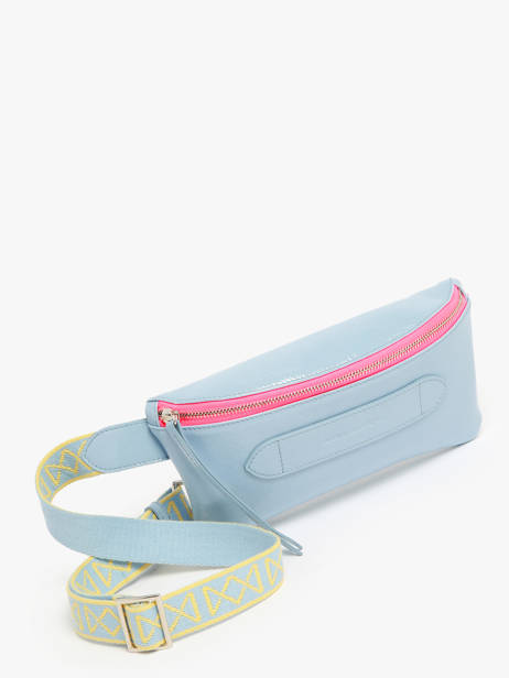 Sac Ceinture Coachella Cuir Vernis Froissé Marie martens Bleu coachella VRF vue secondaire 2