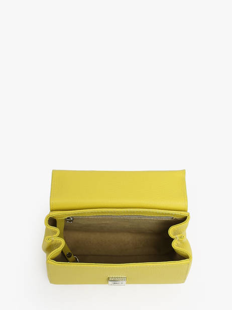 Leather Mini Duras Crossbody Bag Nathan baume Yellow ines 4 other view 3