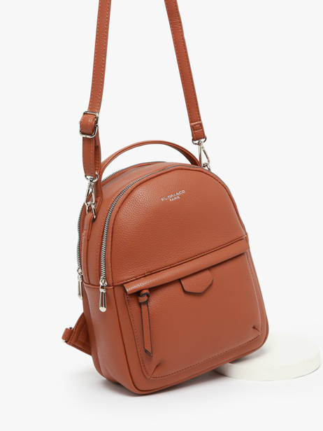 Backpack Miniprix Brown grained F3606 other view 2