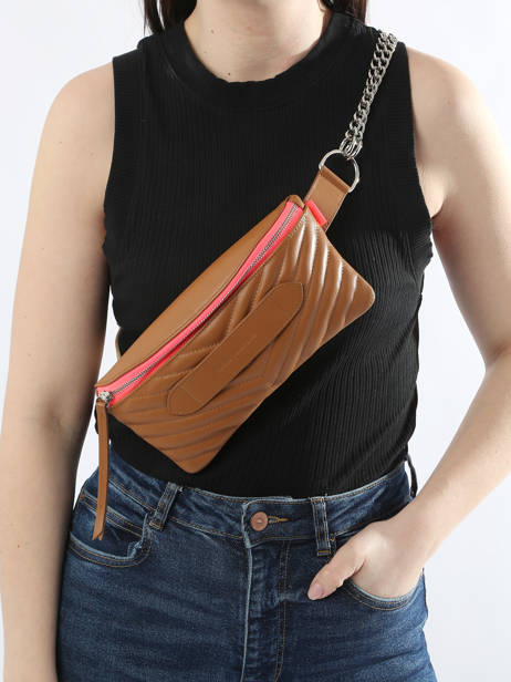 Sac Ceinture Coachella Matelassé Cuir Marie martens Marron coachella VLQ vue secondaire 1