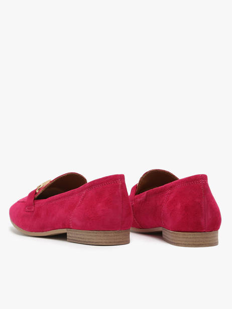 Moccasins In Leather Tamaris Pink women 42 other view 3