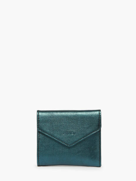 Card Holder Leather Leather Etrier Blue etincelle irisee EETI113