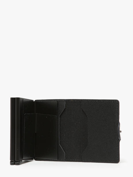 Leather Twin Wallet Crisp Secrid Black crisple TC other view 2