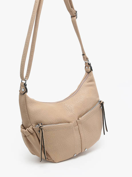 Sac Bandoulière Pocket Miniprix Beige pocket 19204 vue secondaire 2