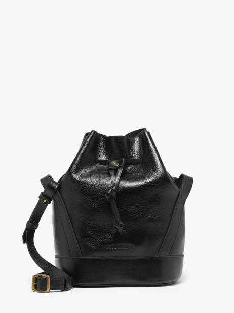 Leather L'artisan Éclipse Bucket Bag Paul marius Black vintage ARTISAN