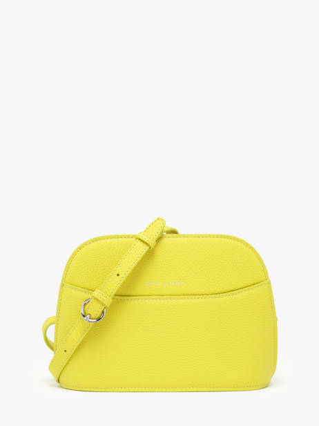 Leather Lilou Crossbody Bag Nathan baume Yellow egee 2 other view 4