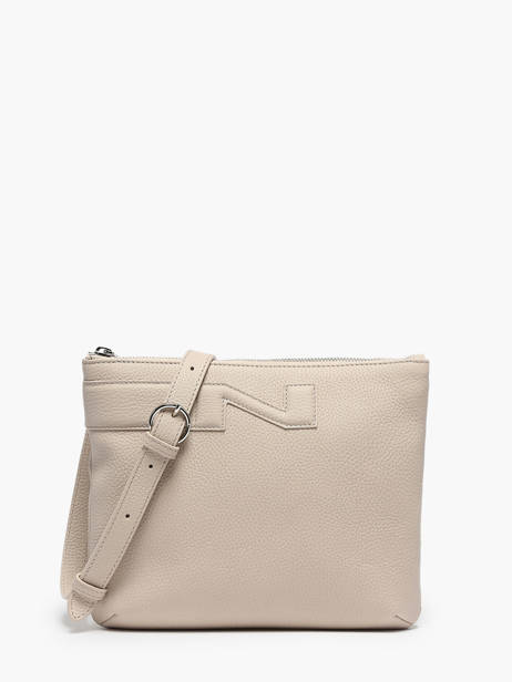 Leather Napoli Crossbody Bag Nathan baume Beige n city 2