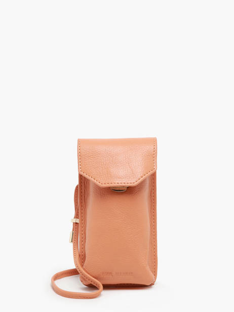 Leather Eva Art Déco Phone Bag Paul marius Brown la suite art deco EVAART