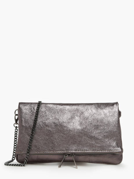 Sac Bandoulière Nine Cuir Milano Gris nine NI22112N