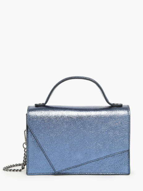 Sac Bandoulière Nine Cuir Milano Bleu nine NI23111