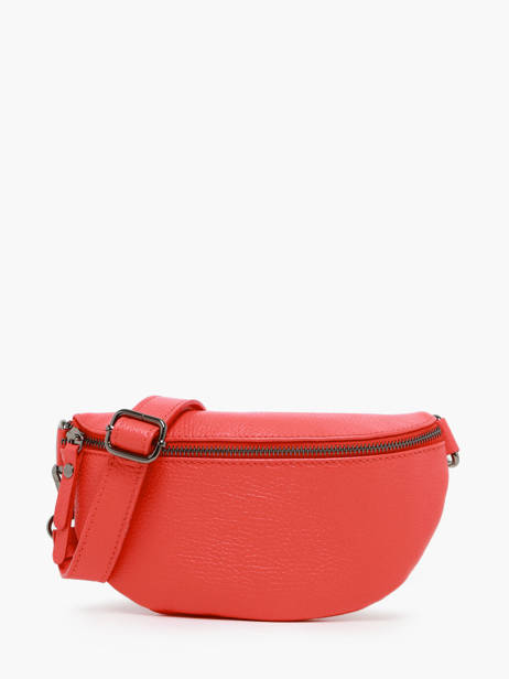 Leather Caviar Belt Bag Milano Orange caviar CA19091B