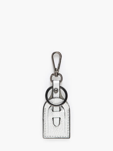 Leather Caviar Key Chain Milano Silver caviar CA23119