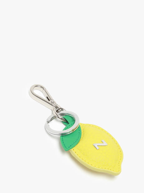 Leather Lemon Keychain Nathan baume Yellow original n 703N other view 2